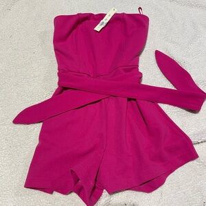 She+Sky Pink Romper size small